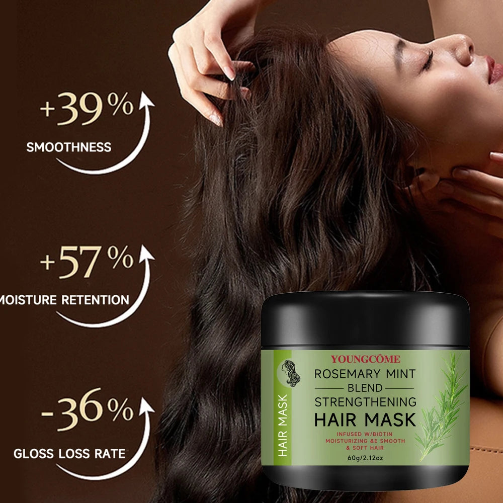 YOUNGCOME Rosemary Serum Conditioner for Hair Repair Mask Nourish Scalp Treatment Rosemary Essential Oil for Hair Care Shampoo Oasis Select