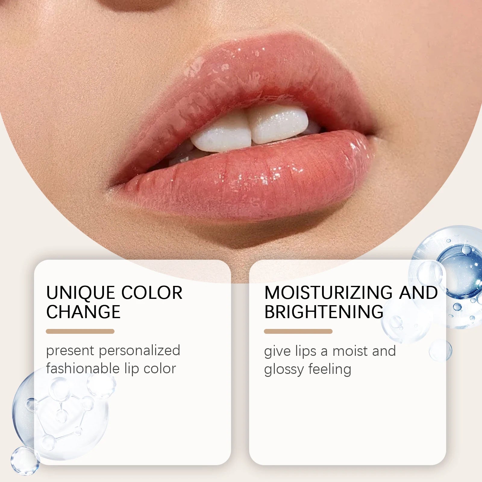 Transferproof Color Changing Lipstick Moisturizing Repairing Deep Nourishment Plumping Jelly Transparente Long Lasting Lip Balm Oasis Select