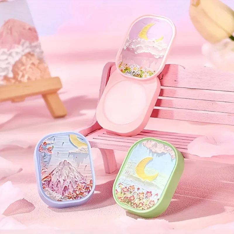 MEIDIAN 3-Piece Floral Solid Balm Perfume Gift Set for Women Solid Balm Perfume Oasis Select
