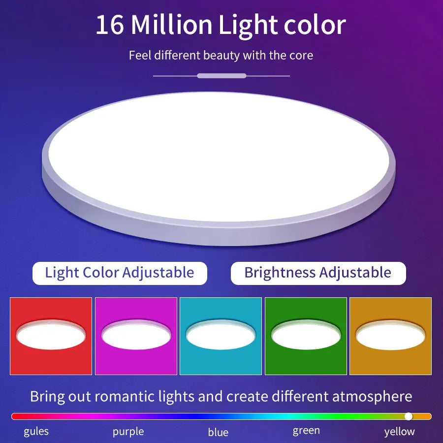 24W Smart WiFi LED Ceiling Light | Alexa & Google Home Smart Ceiling Light Oasis Select
