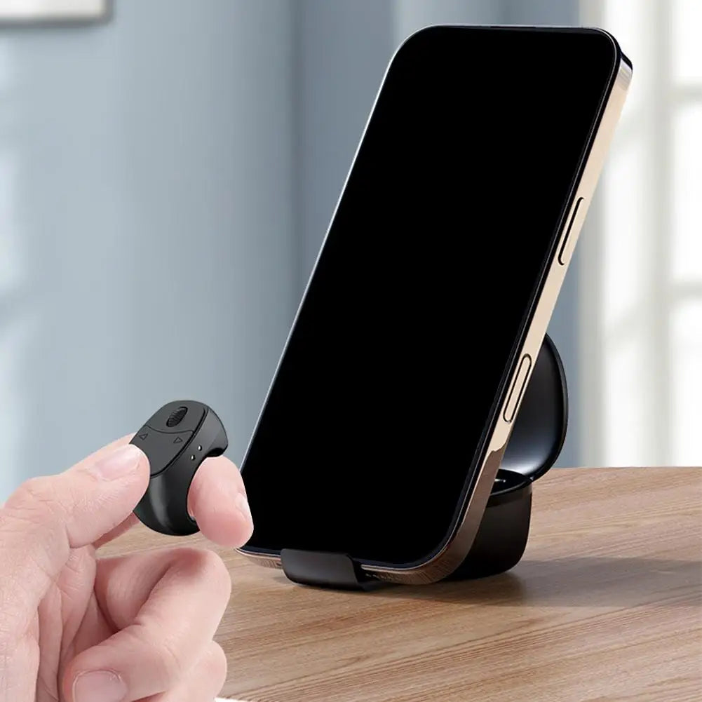 Bluetooth Finger Remote – Selfie, Scroll & Page Turner