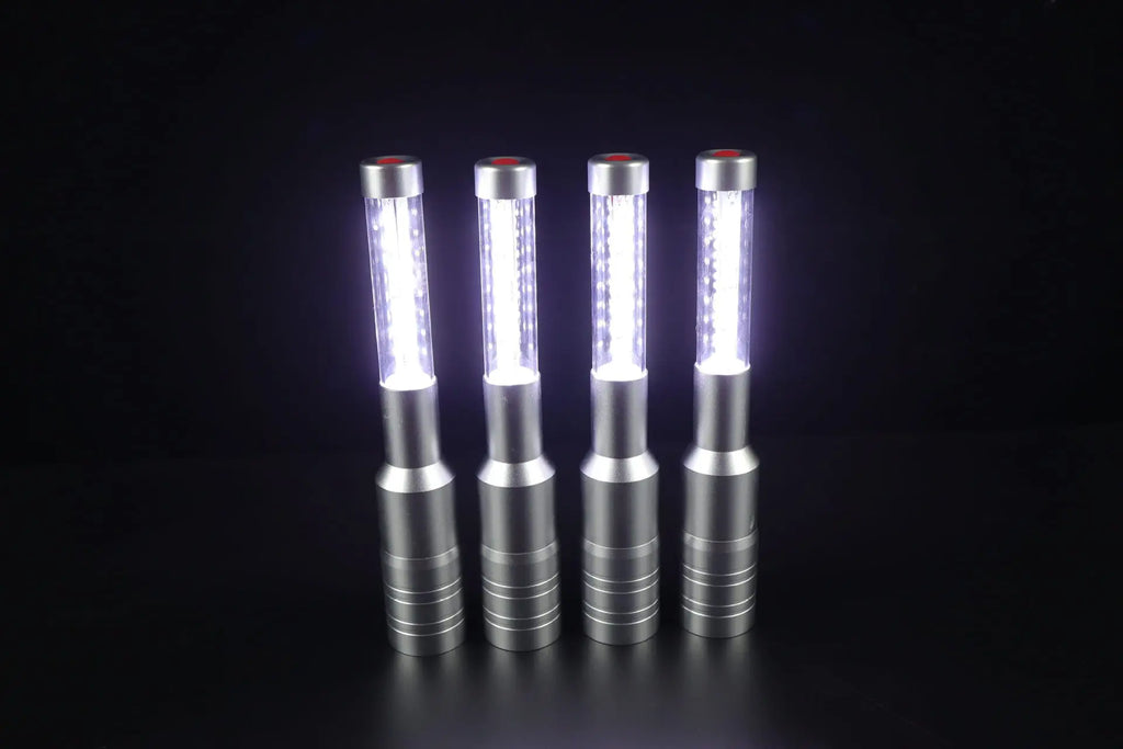Led Charging, Glowing Flashing Stick, Bar KTV, Handheld Flashing Stick Drinking Atmosphere Extended Atmosphere Champagne Stick Oasis Select Shining silver white