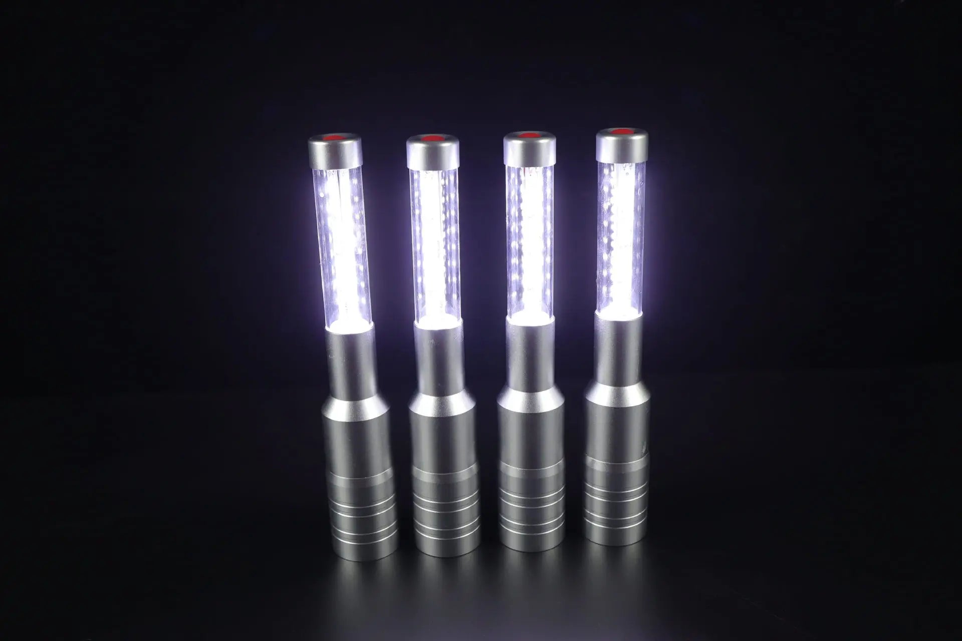 Led Charging, Glowing Flashing Stick, Bar KTV, Handheld Flashing Stick Drinking Atmosphere Extended Atmosphere Champagne Stick Oasis Select Shining silver white