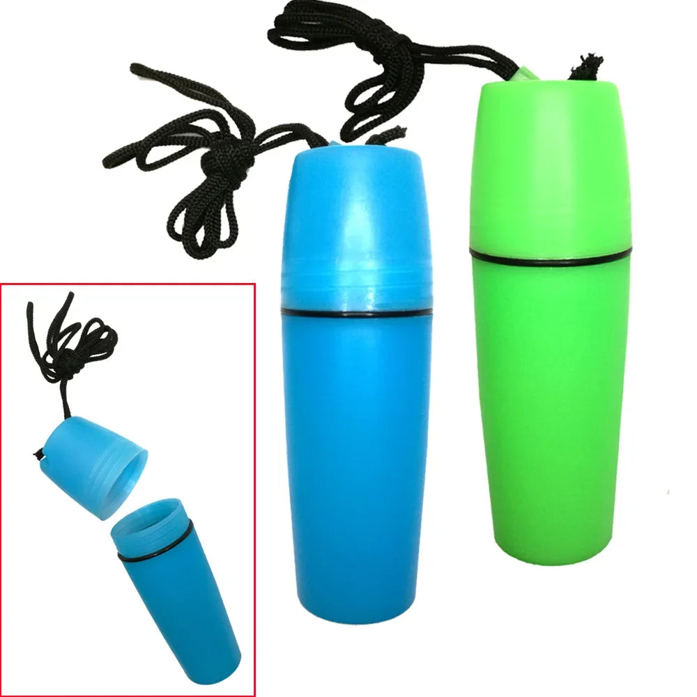 Kayak Boat Sailing Swimming Waterproof Dry Container Box Portable Durable Plastic Dry Bottle With Lanyard Oasis Select