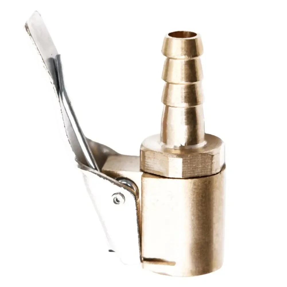 Portable Inflatable Pump for Car Tire Air Chuck Inflator Pump Valve Connector Clip-on Adapter Car Brass 6/8mm Tyre Wheel Valve Oasis Select 6mm