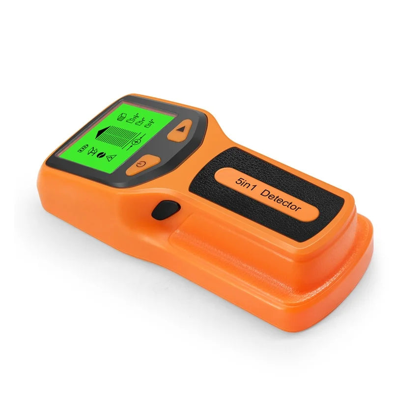 Wall Wood Scanner Sensor Portable Wall Scanner Detector Electronic Screw Sensor Locator Screw Detector With LCD Display Screen Oasis Select Orange
