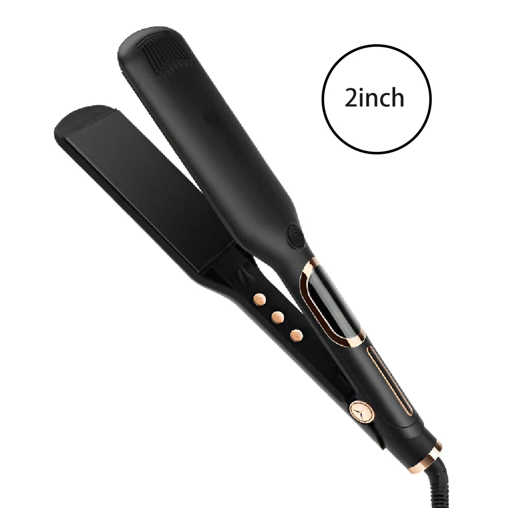 Hair Straightener 480F High Temperature Professional Wide Plates Irons MCH Hard Anodized Plate Treatment Hair Flat Iron Oasis Select 2inch US