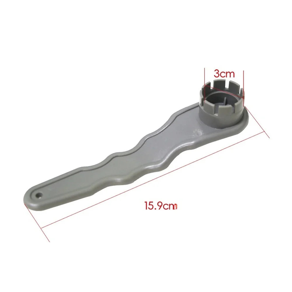 Nylon Spiral Valve Wrench with 8 Holes for Use with For Inflatable Boats Kayaks and Paddleboards Featuring Comfortable Grip Oasis Select grey