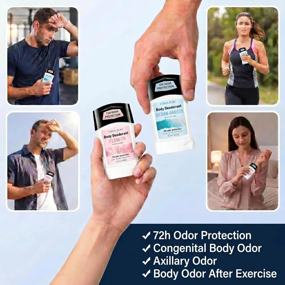 Men's Deodorant Stick, Sweat Resistant, Long-Lasting, Dry, Fragrant, Removes Underarm Odor, Refreshing Stick Oasis Select