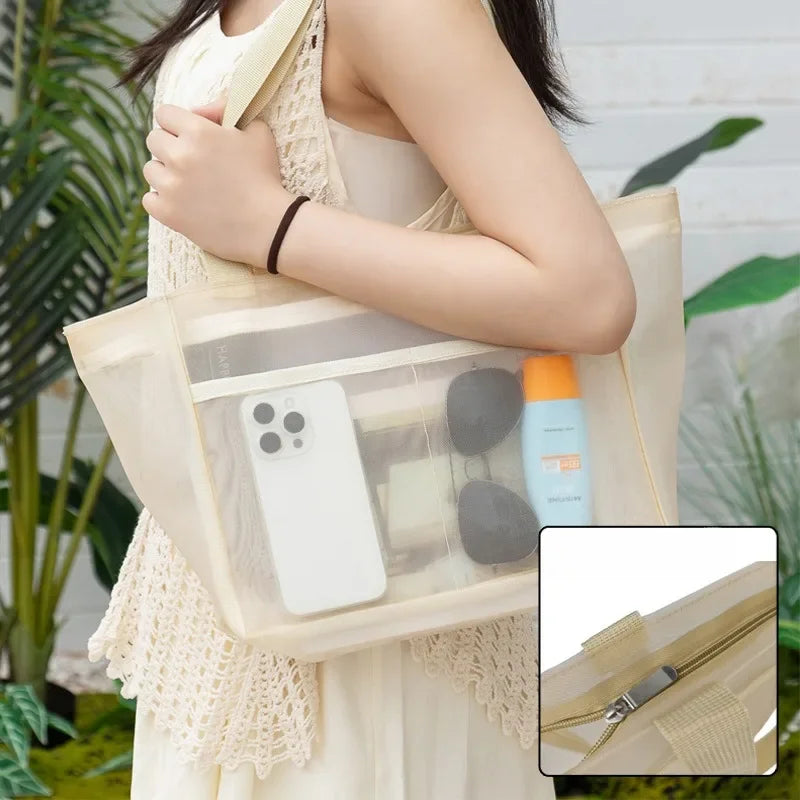 Portable Storage Bag Outdoor Fitness Shopping Package Oasis Select Ivory