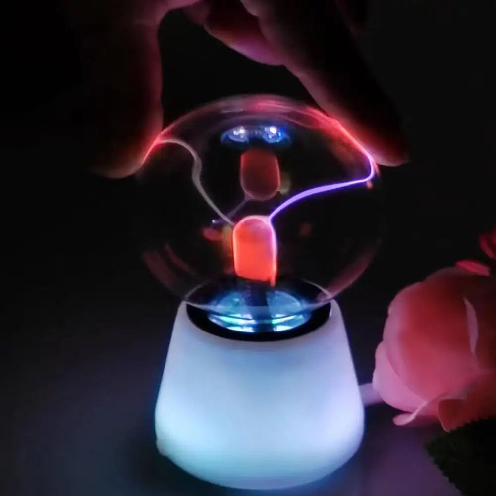 Plasma Ball Lamp Interactive Touch Lightning Globe Fun Lamp USB Powered 7 Color Changing Lights Mood Lighting Party Prop Oasis Select
