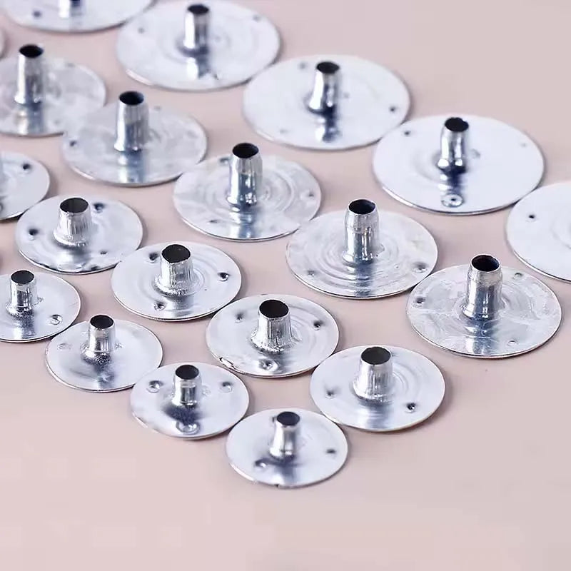 1 Roll Candle Cotton Wicks +100pcs Metal Candle Wick Sustainer Tabs For Handmade Candle DIY Craft Making Kit Set Accessories ﻿ Oasis Select
