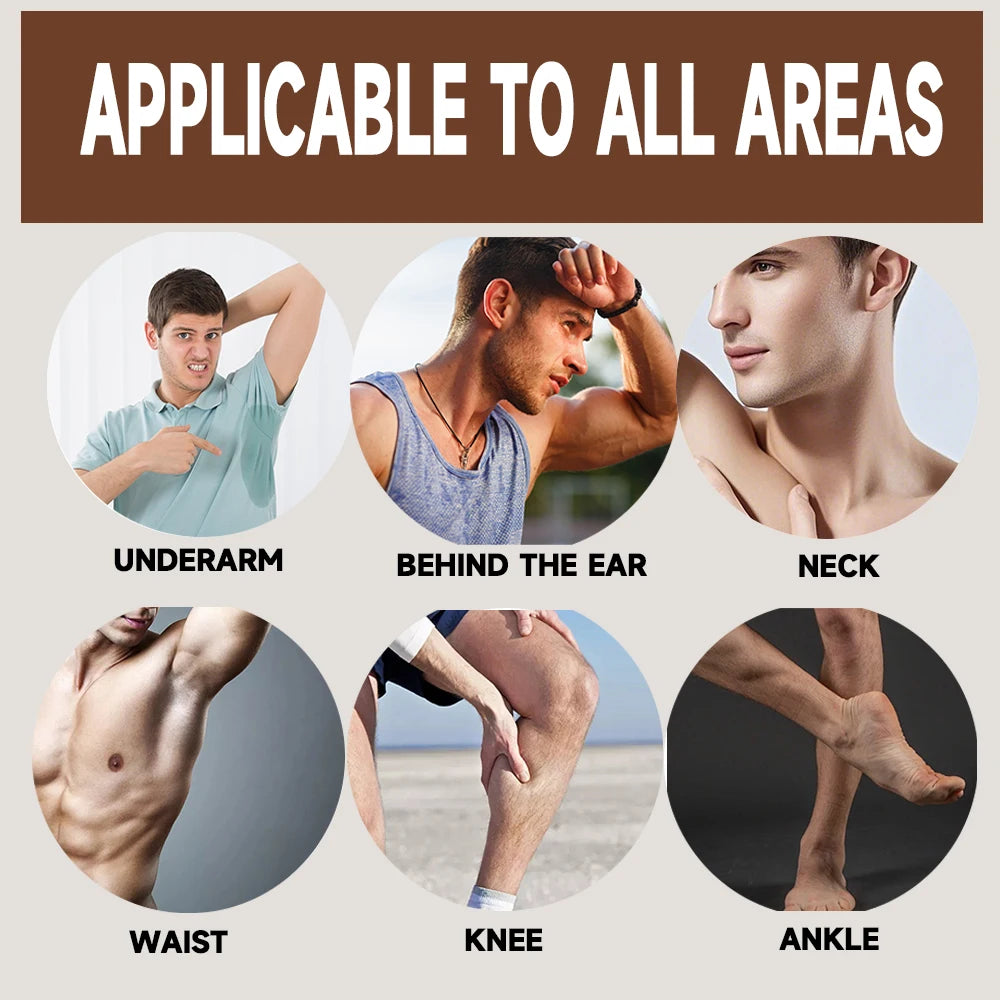Men Sandalwood Deodorant Stick Anti Sweating Keep Drying Lasting Fragrance Remove Armpit Odor Underarm Refresh Sticks 40g 1/3set Oasis Select