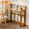 Installation-free folding desk, bedroom, student desk, household computer table, bedside table, simple eating table Oasis Select Brown large