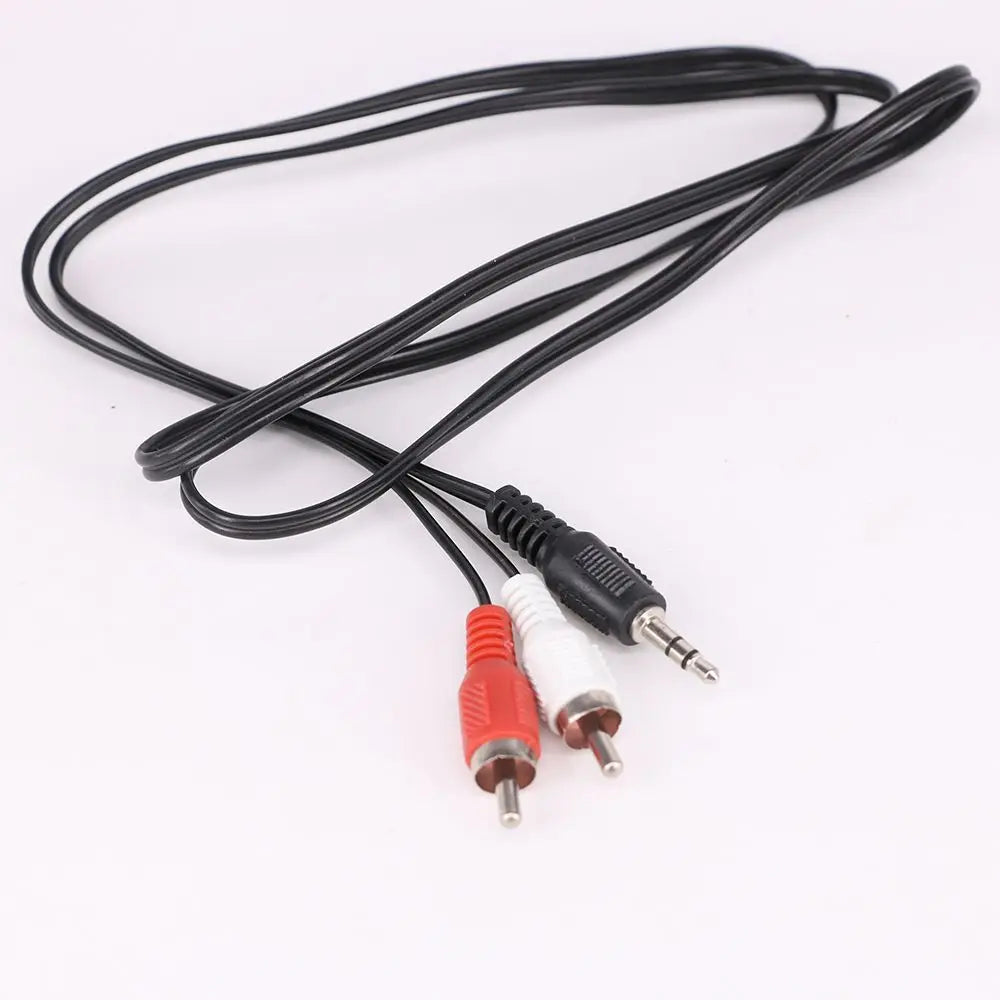 Mp3 7AIY Mp4 Player Speaker Mobile 3.5mm jack TO Stereo 3.5mm to 2 RCA Audio Line Cable Oasis Select