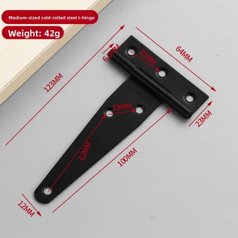 Heavy Duty T-Shape Door Hinges 3" 4" 6" | Rustproof Iron