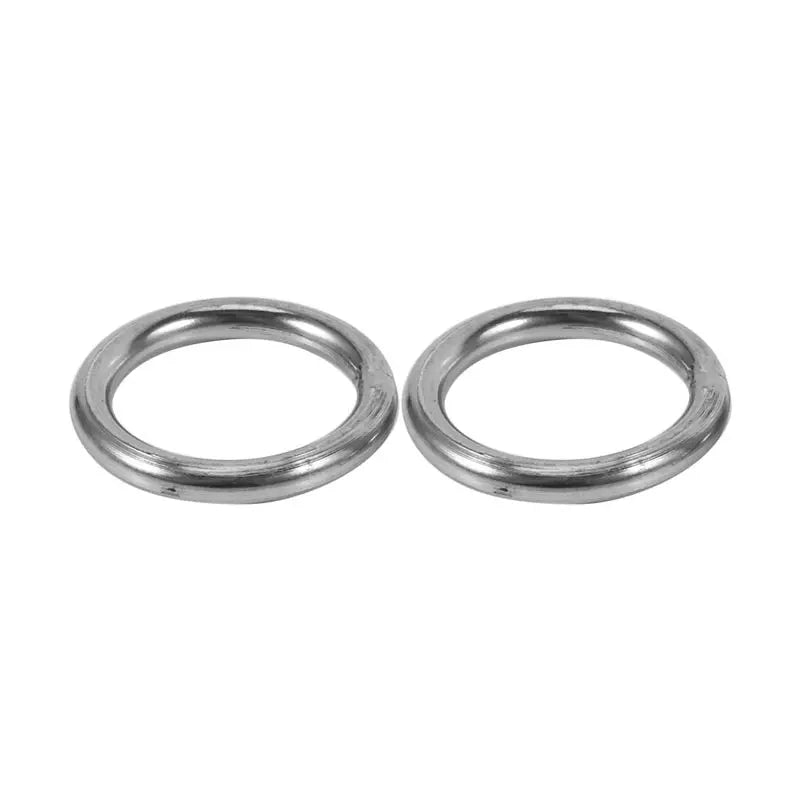 LIKE WISH X 30Mm Stainless Steel Strapping Welded Round O Rings 40 Pcs Oasis Select