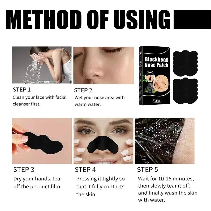 15/60pcs Professional Nose Strips Remover Blackhead & Whiteheads Gentle Pore Cleansing Patches Oil Control Exfoliating Effective Oasis Select