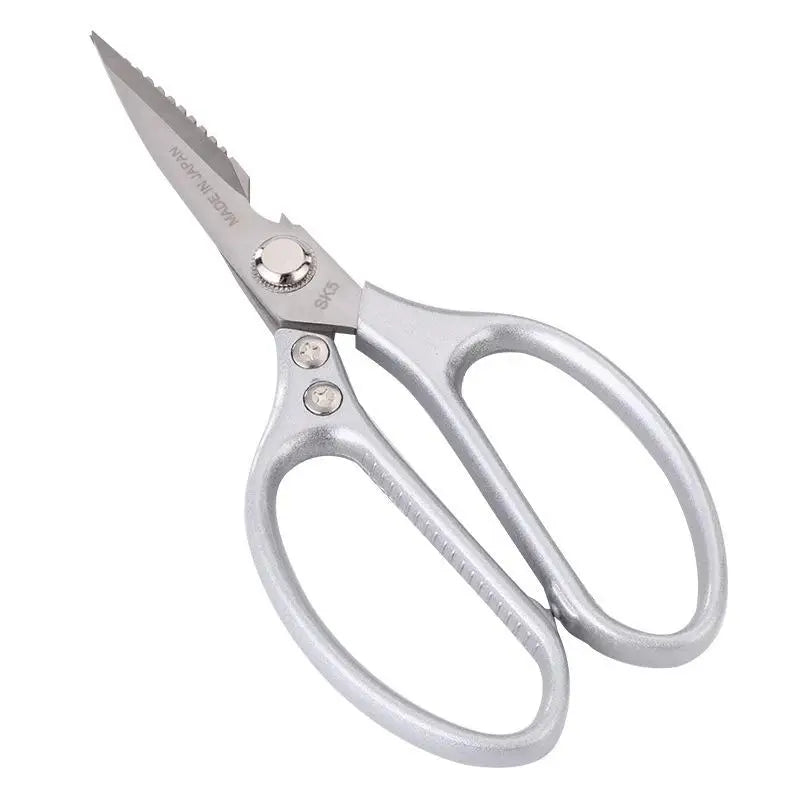 Kitchen Scissors Sharp Thickened Stainless Steel Blades Nonslip Handle 1Pcs for Cutting Poultry Meat Vegetable Seafood Oasis Select B