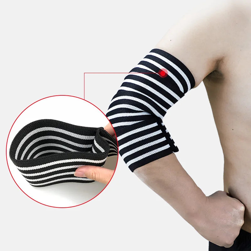 Knee Compression Wraps for Weight Lifting & Squat Training Knee Compression Wraps Oasis Select