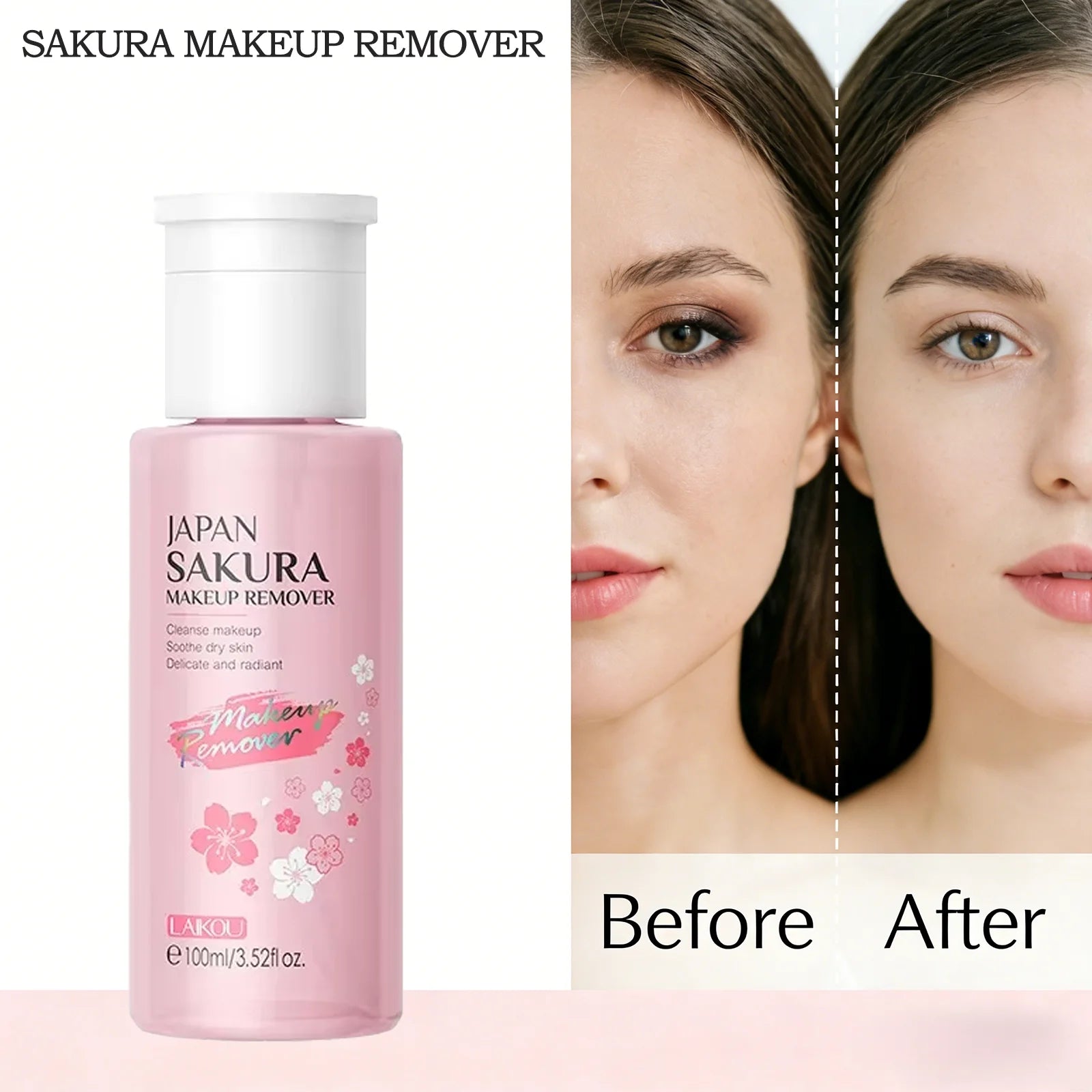 LAIKOU Gentle Micellar Makeup Remover – Lip & Eye 100ml Makeup Remover Water Oasis Select
