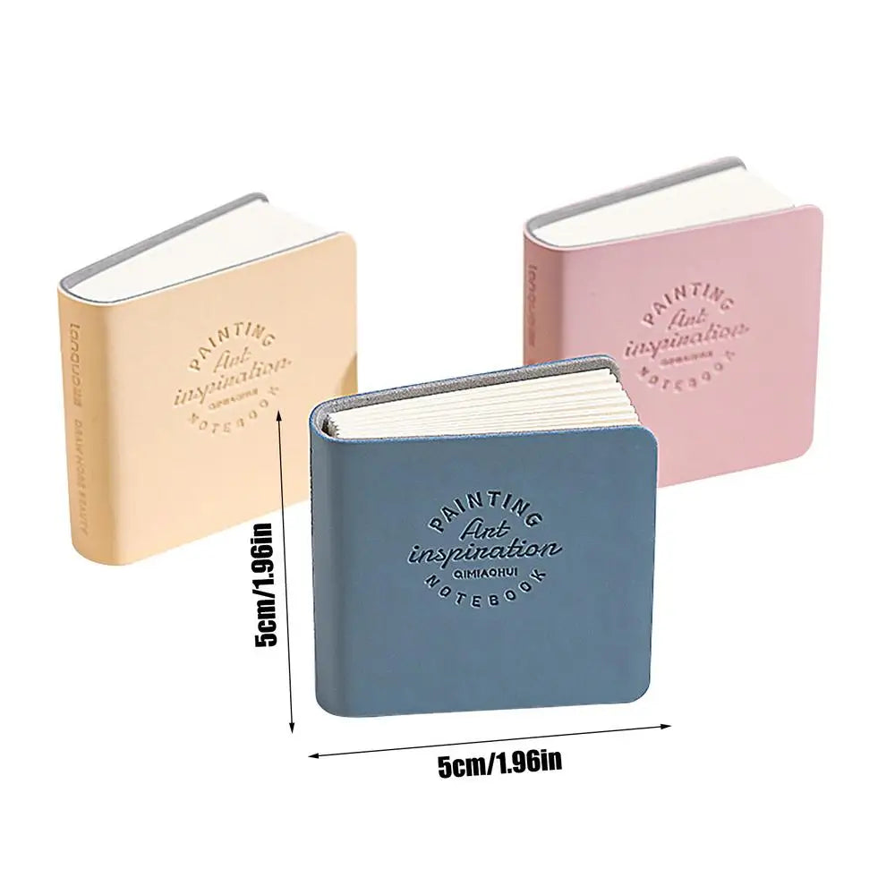 Sketchbook 3Pcs Pocket Drawing Book Blank Water Color Thick Paper Mini Sketchbook 48sheets Marker Painting Paper Art Supplies Oasis Select 02 3Pcs