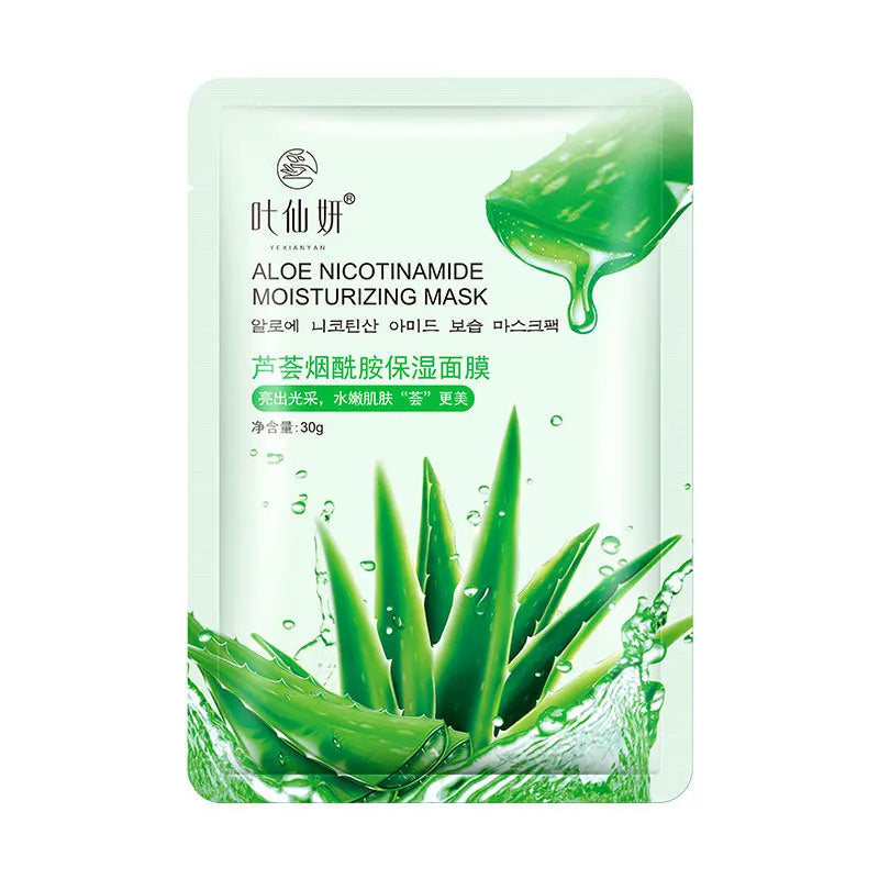 12-Pack Fruit Sheet Masks – Blueberry, Aloe, Cucumber & Peach Facial Sheet Mask Oasis Select 12pcs Aloe 12 pieces