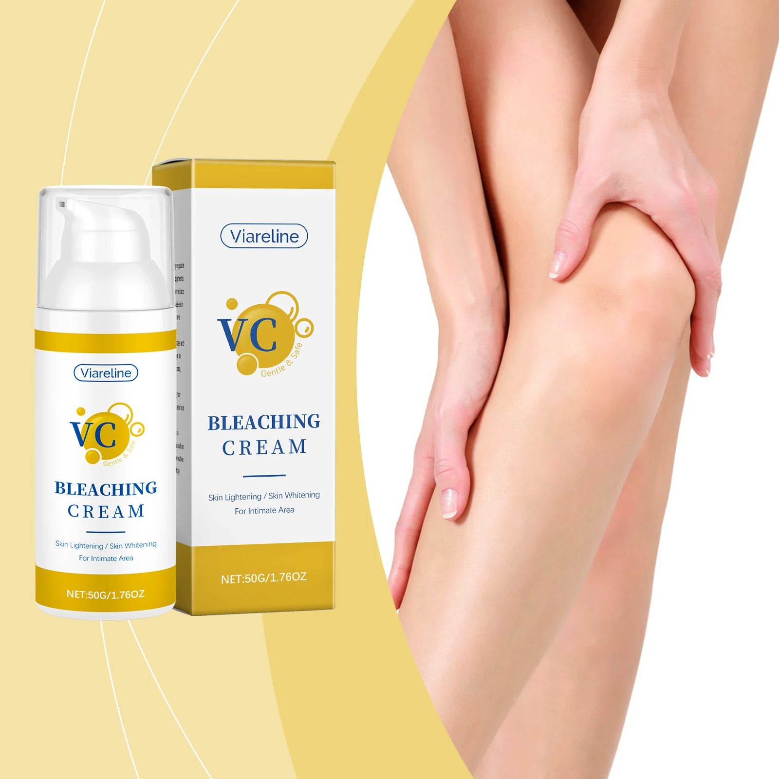 Vitamin C Whitening Cream Brightening Butt Knee Inner Thigh Remove Melanin Moisturizing Glow Skin Private Parts Bleaching Crem Oasis Select