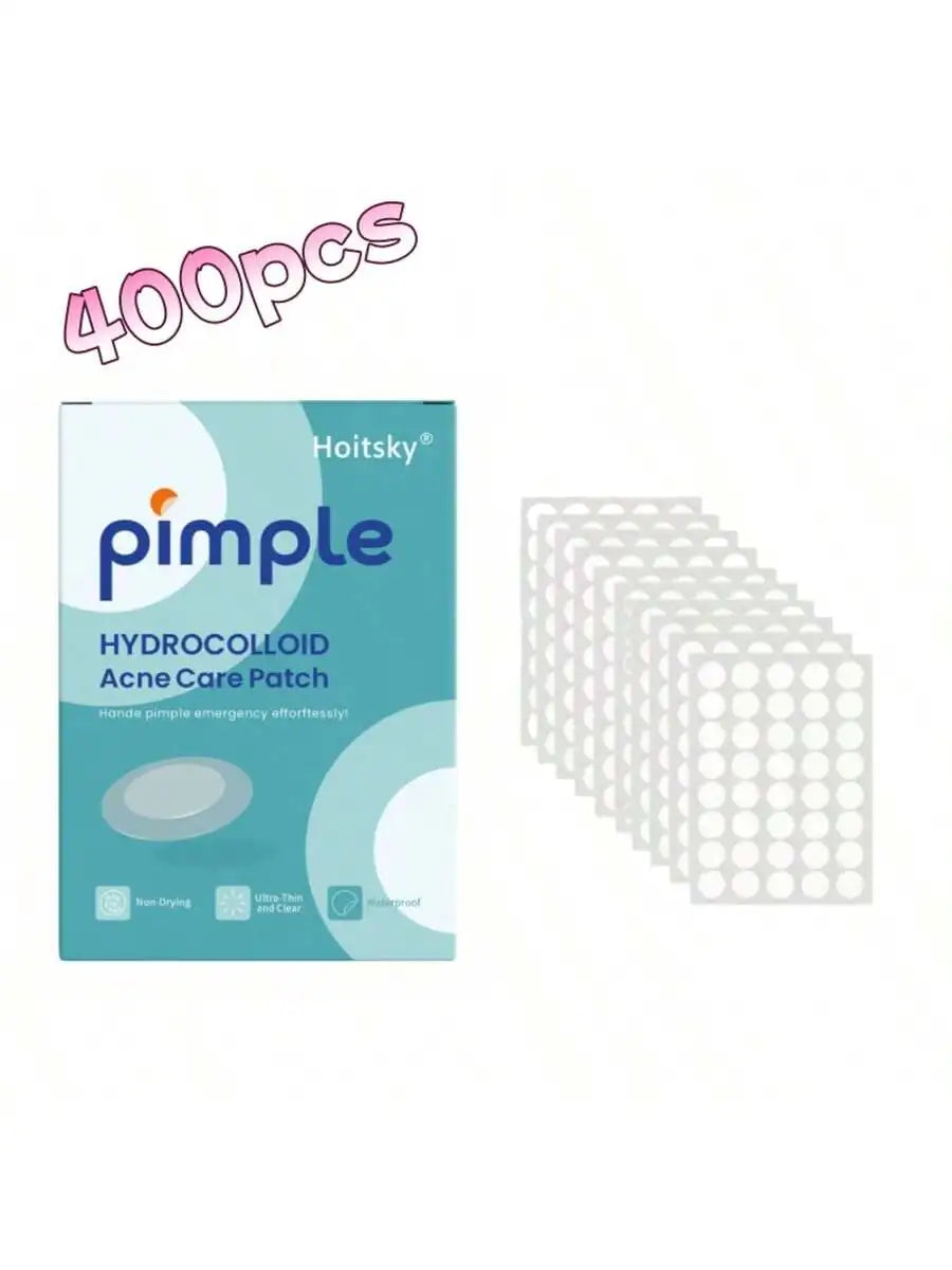800/400 pieces/box of transparent circular acne patches for the face, with a natural and three-dimensional appearance Oasis Select 400pcs