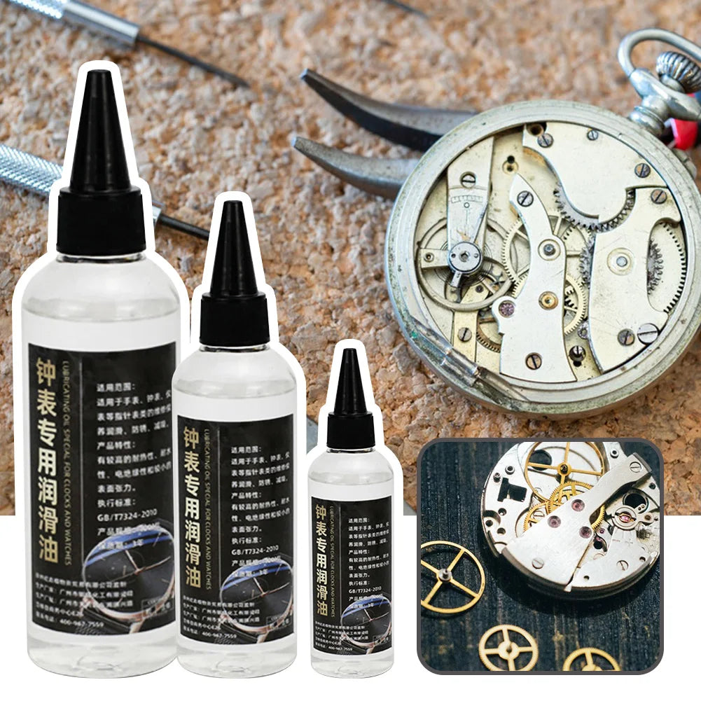 Horological Watch Movement Oil – Anti-Rust Lubricant 10–100ml