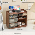 Desk Organizer,Desktop Stationary Organizer Caddy,with Pen Holder,3 Drawers,for School, Home, Office Supplies Oasis Select Brown