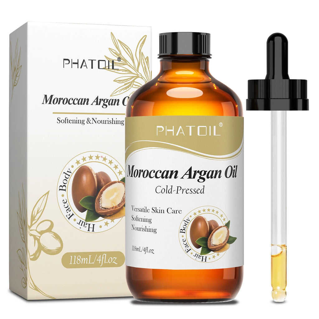 PHATOIL 118ml Organic Carrier Oil – Castor, Jojoba, Argan, Rosehip