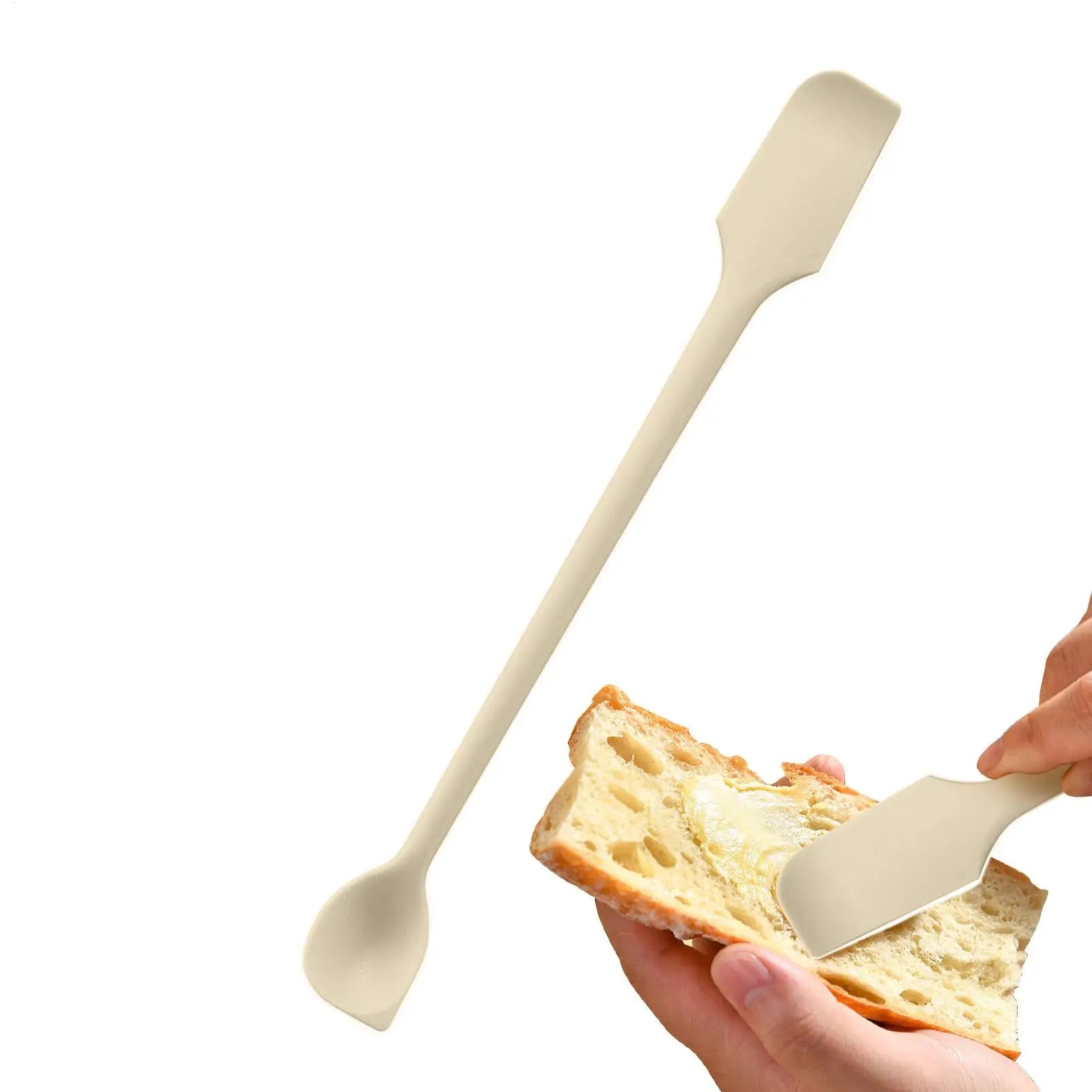 Double Headed Silicone Spatula Scraper All-Purpose Kitchen Tool for Jars Cakes Butter Non-Stick Flexible Baking & Cooking Gadget Oasis Select