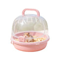Portable Hamster Carrier Cage – Transparent Travel Box for Pets
