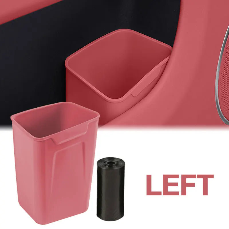 Car Door Storage Box Trash Can Multifunctional Silicone With Garbage Bags Door Bucket Umbrella Organizer For Car Accessories Oasis Select C LEFT 1