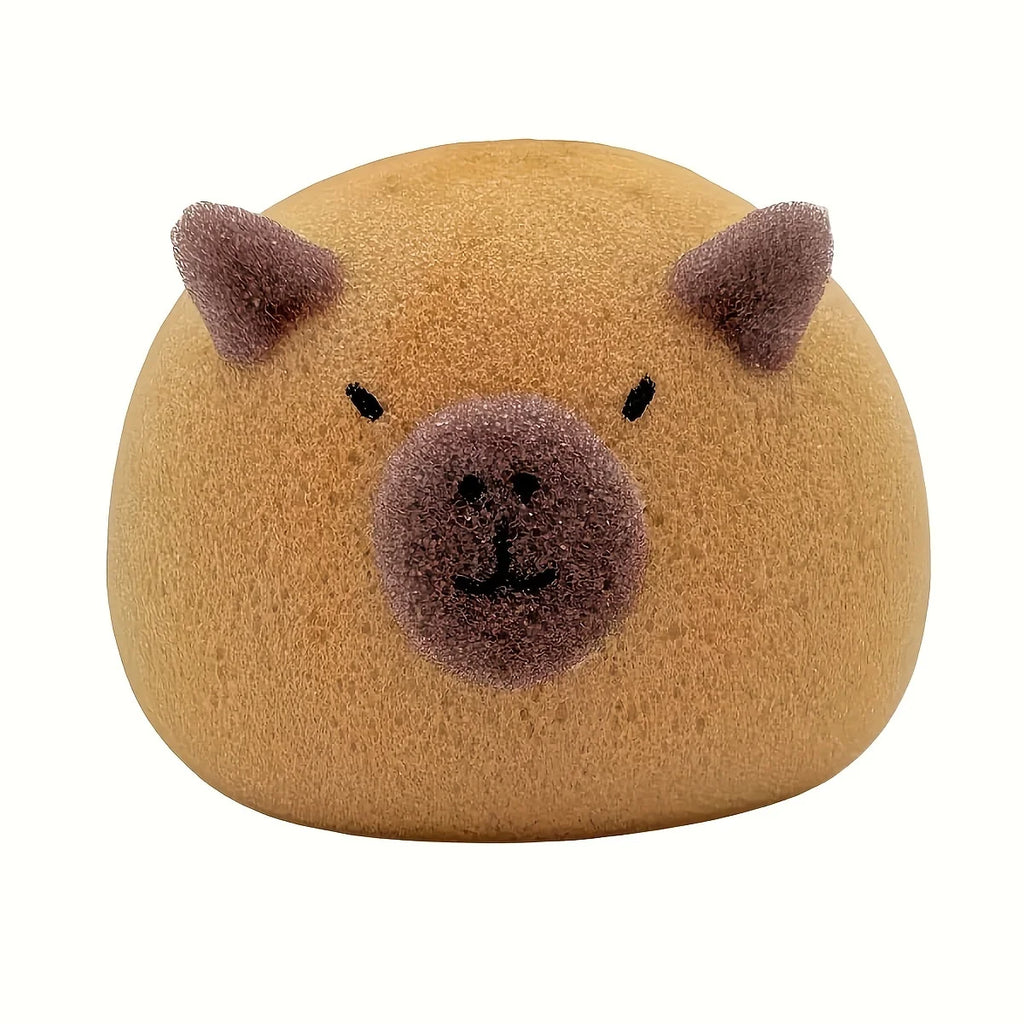 1/2 Bathroom Bath Balls Kapibala Face Wash Rubbing Sponge Cute Soft Wiping Accessories Oasis Select 1PC