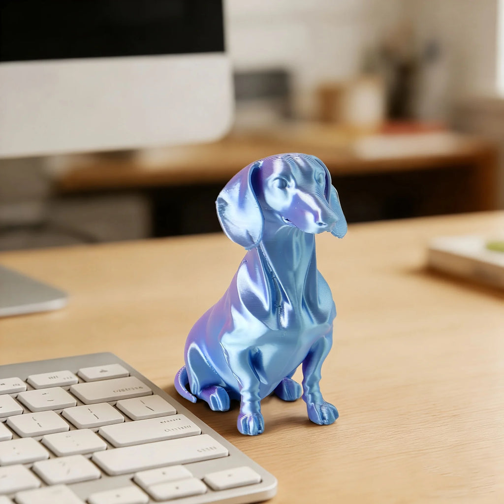 Sitting Dachshund Figurine cute Short-Leg Dog Statue Ornament for DIY customize Pet Lover Gift Modern Aesthetic Room Decor gifts Oasis Select