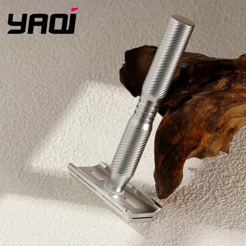 2026 New Arrival Luxury YAQI Ghost (Aluminum Version) Light Weight Safety High Quality Razor For Men Oasis Select