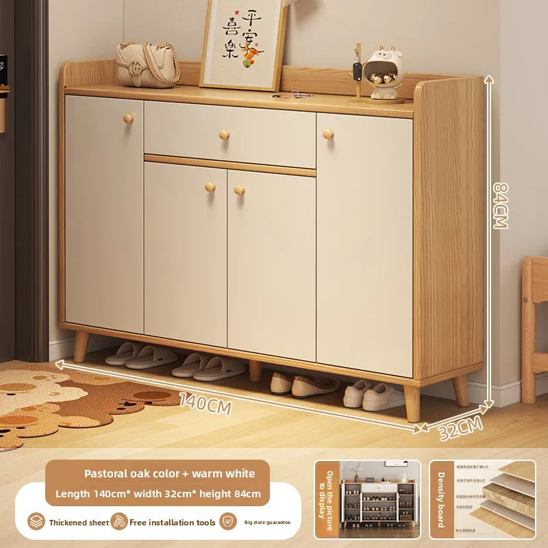 Shoe cabinet, indoor new entry locker at the entrance of the home, integrated storage shoe rack against the wall Oasis Select L-140 32 84cm-A