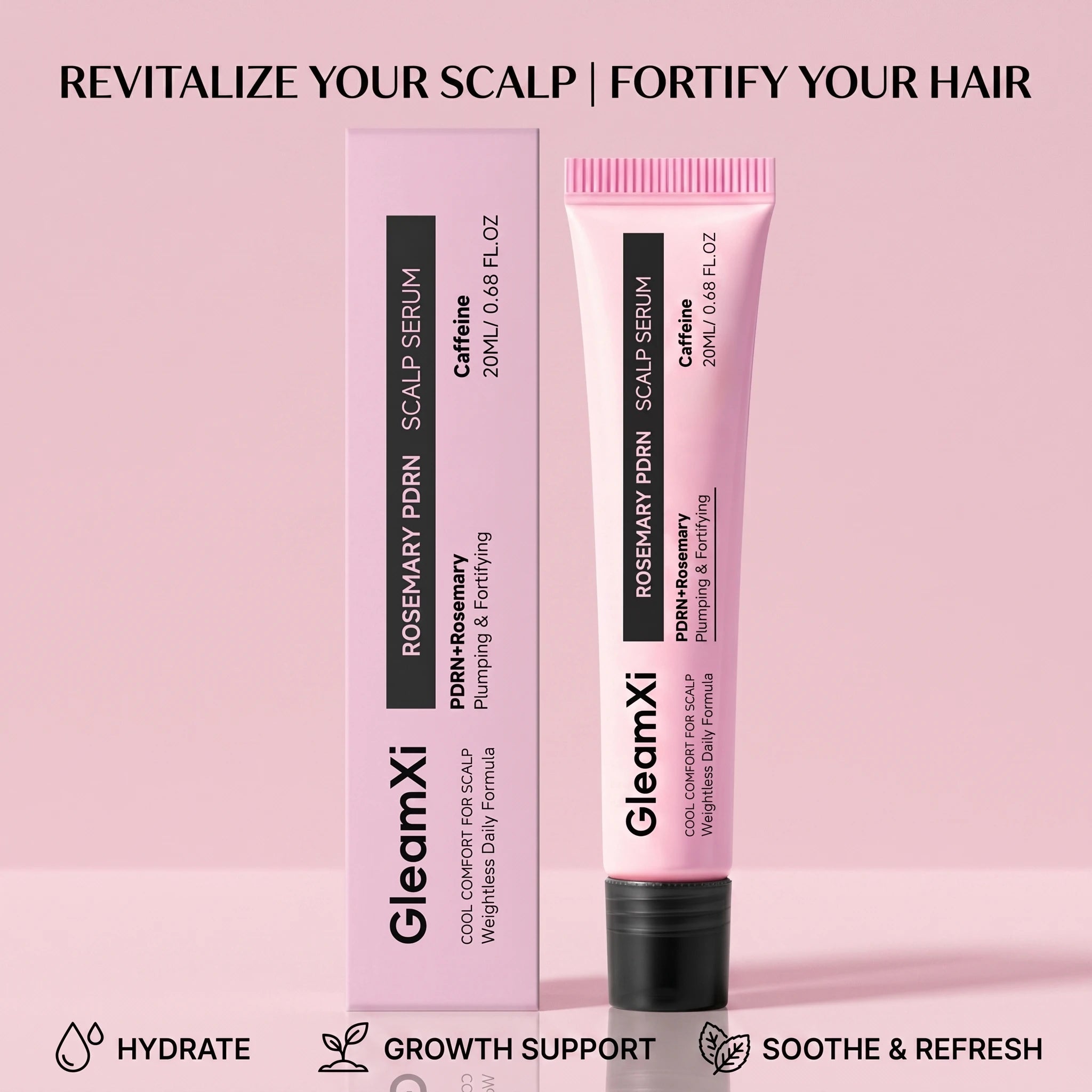 Gleamxi Rosemary PDRN Scalp Serum – Thickening & Root Nourish