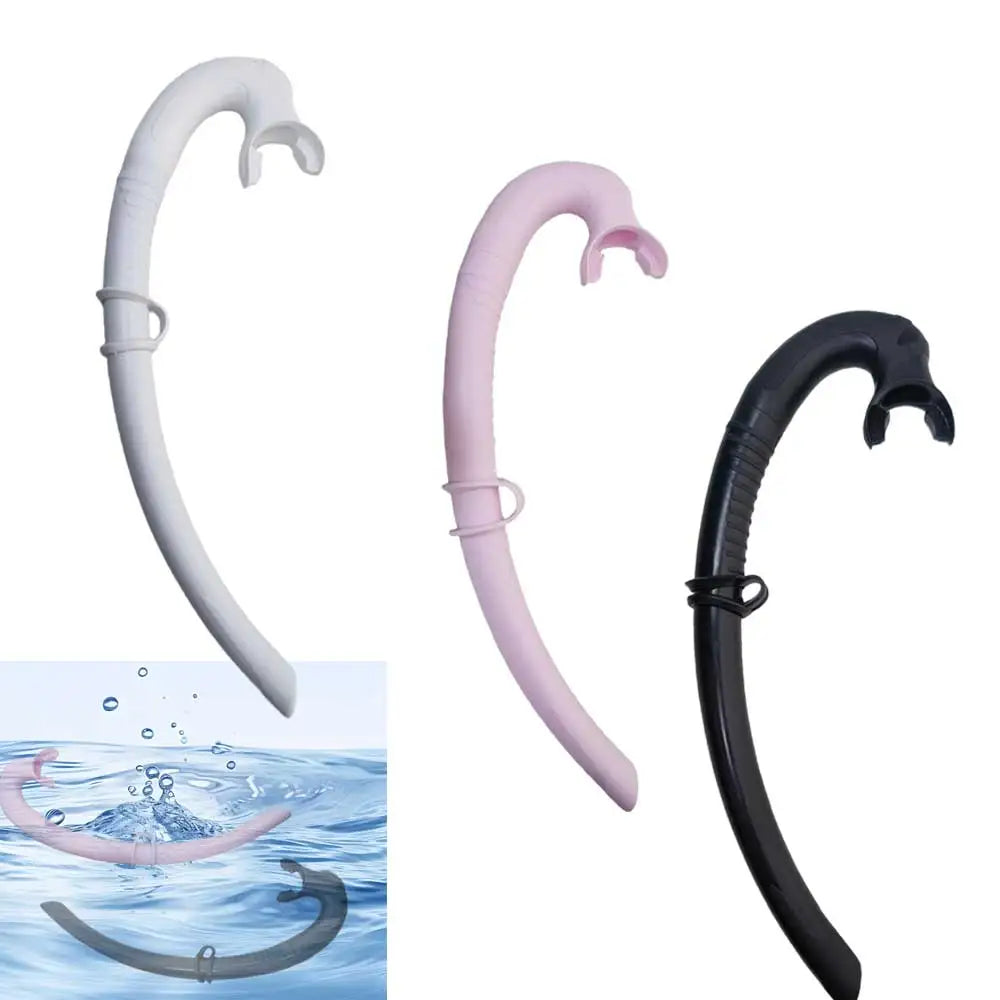 Self-Floating Freediving Snorkel Classic Wet Snorkel for Swimming Apnea Training Flexible Durable with Comfortable Mouthpiece Oasis Select