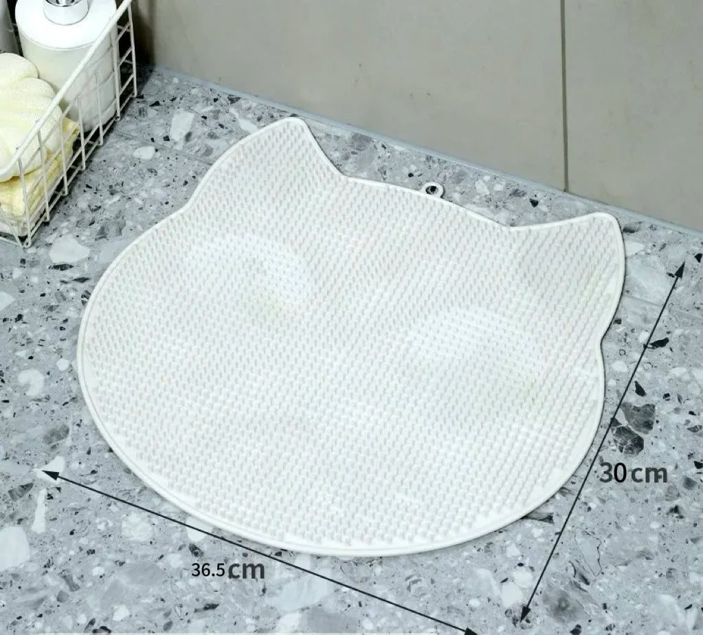 Cartoon Cat Non-Slip Bath Mat – Shower Scrubbing Massage Pad