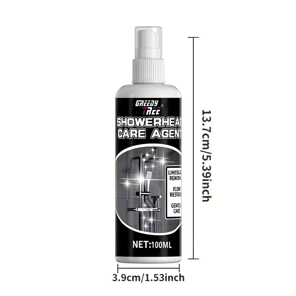 Shower Head Limescale Remover 100ml – Restores Shine & Flow Bathroom Cleaner Oasis Select
