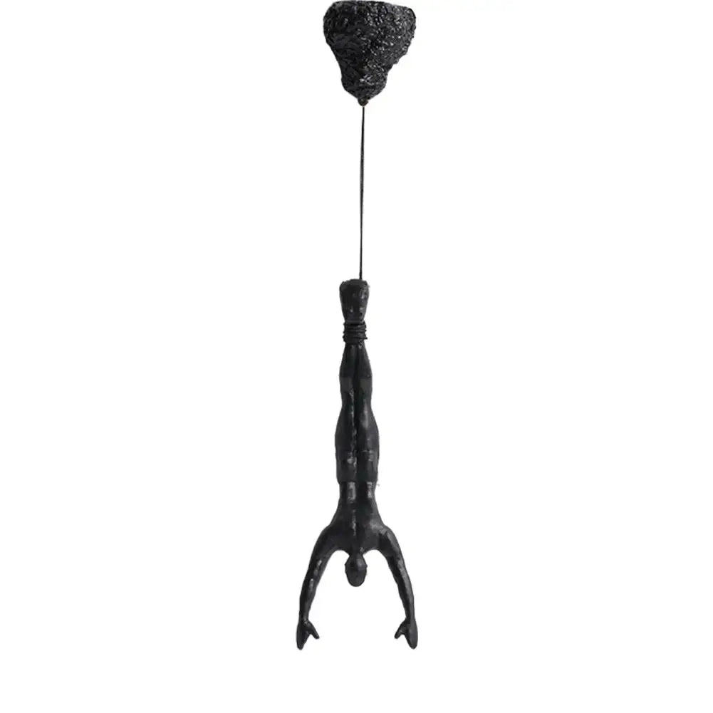Athlete Rock Climbing Man Resin Background Wall Hanging Decoration Sculpture Statue Figures Creative Rock Climber Statue Pendan Oasis Select D