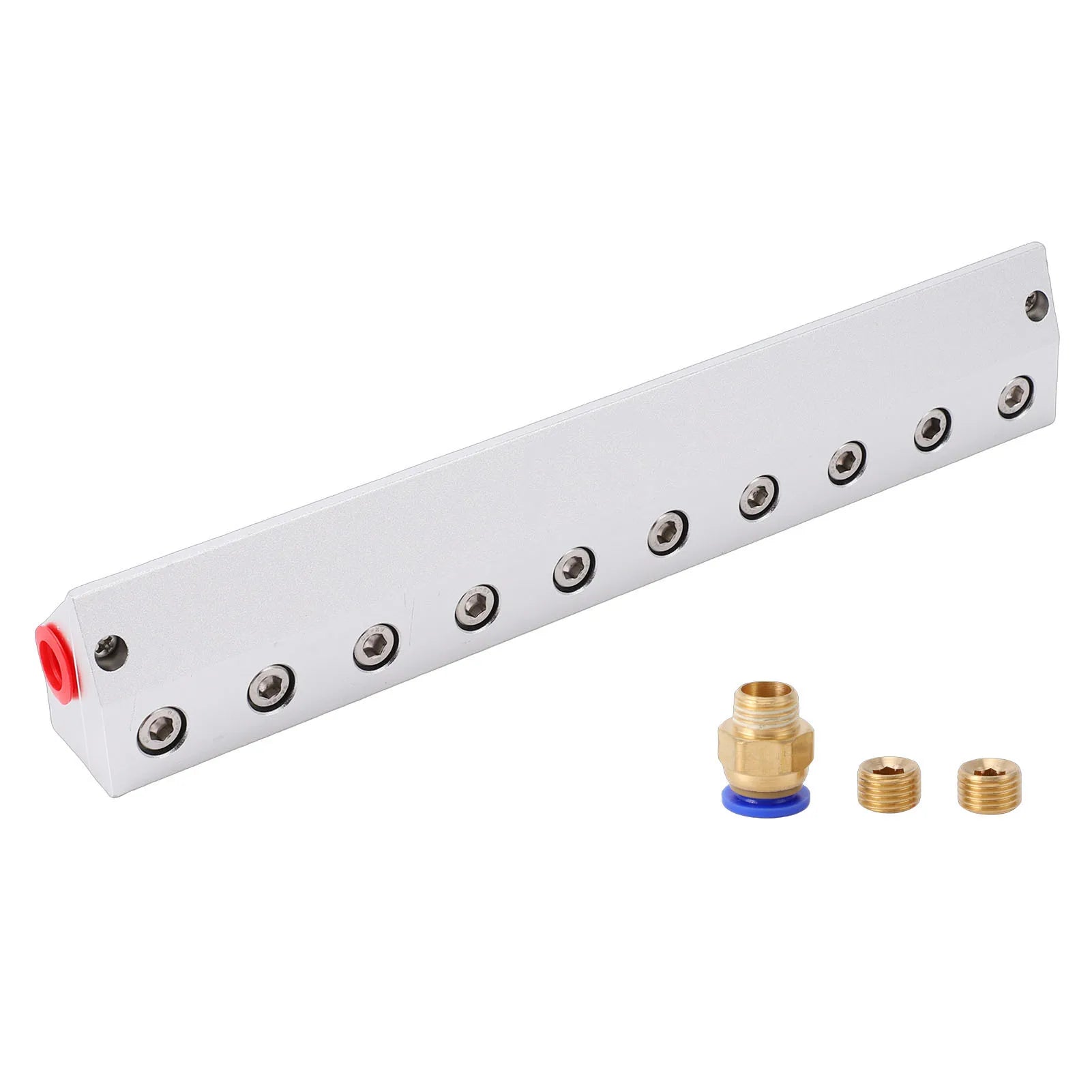 250mm 1/4 Inch Air Blowing Blade Thread Interface Aluminum Alloy Compressed Air Industrial Nozzle for Water Dust Removal Oasis Select WHITE
