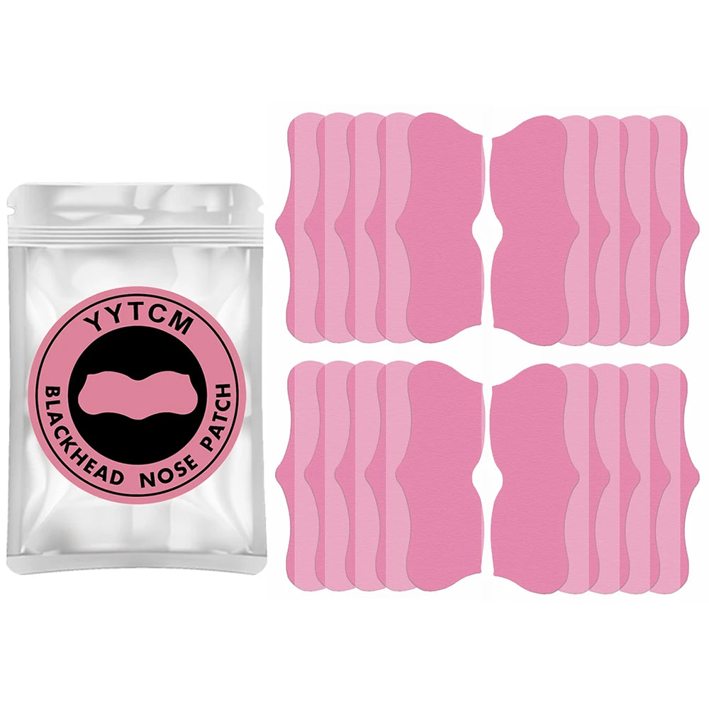 Large Pink Nose Pore Strips – Deep Cleansing Blackhead Remover