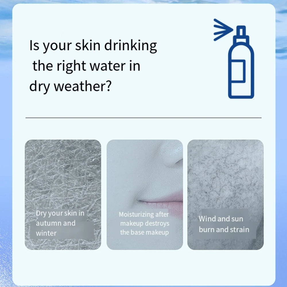 Bose Hydrating Spray Deep Hydrating Summer Moisturizing Facial Dry Hyaluronic Acid Lotion Toner Oasis Select