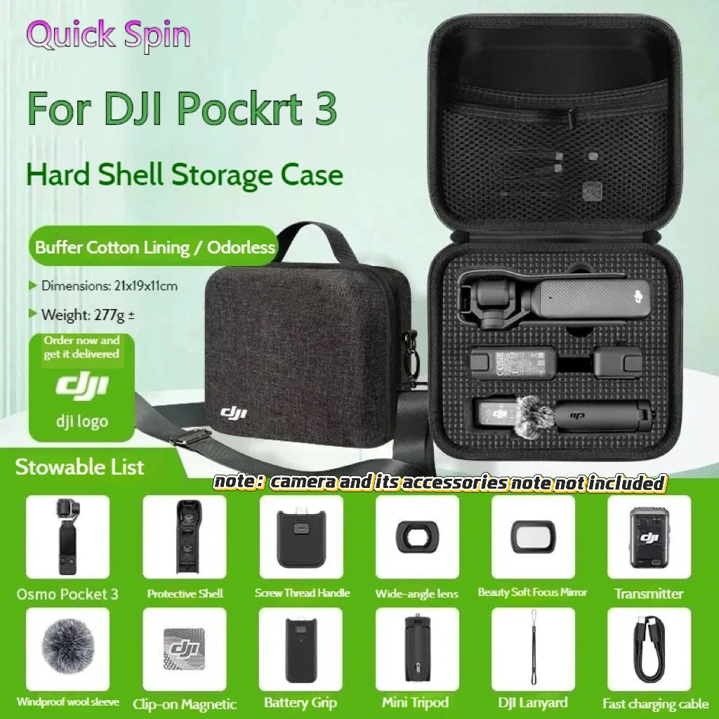 DJI OSMO Pocket 3 & 4 Hard Case Portable Storage Bag