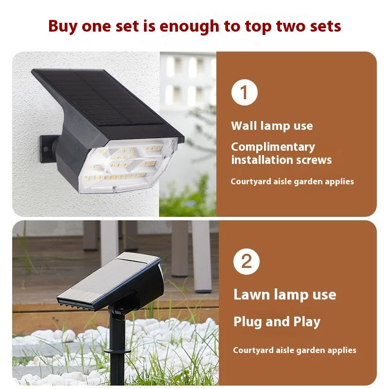 Solar Spotlights, Tree Lights, Outdoor Waterproof Ground Plug Lights, Lawn Lights, and Household Garden and Courtyard Lights Oasis Select