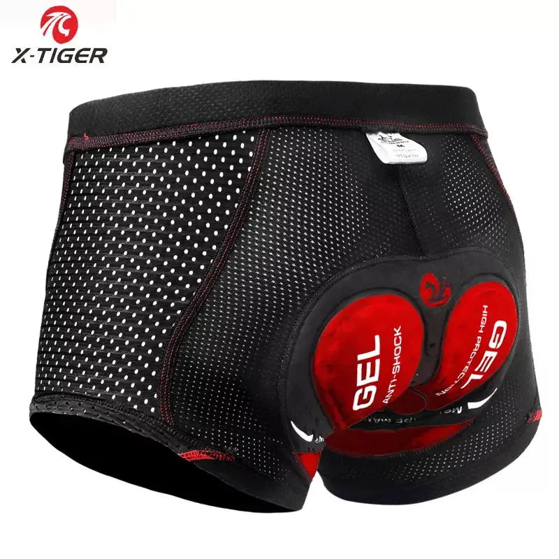 X-TIGER Cycling Shorts Breathable Mesh Cycling Underwear 5D Gel Pad Shockproof MTB Bike Shorts Men Shorts Oasis Select XM-DNK-16802 XL